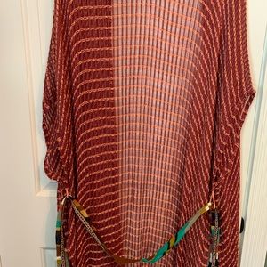 Free People Kimono with Tie